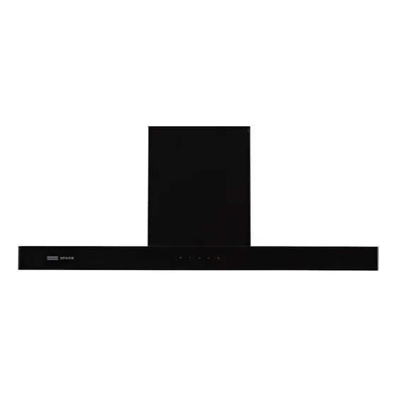Campana Cocina Extractor Pared Touch Spar Stilo Pro 60cm color Negro