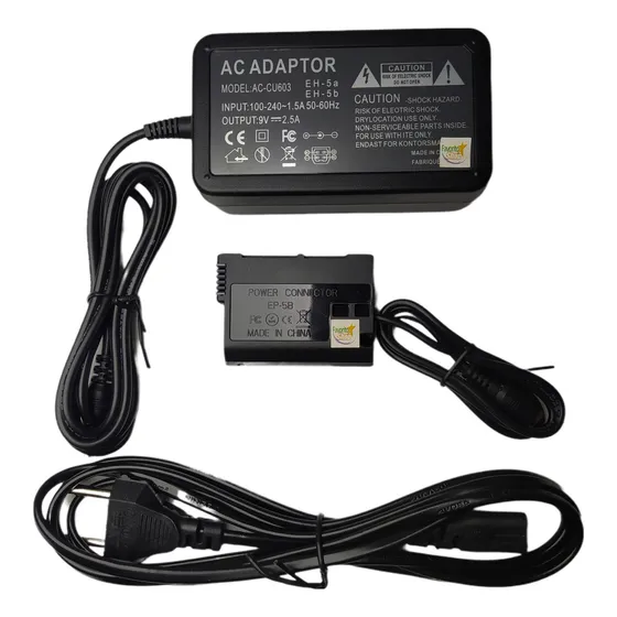 Fonte Adaptador En-el15 Eh-5b Para Câmera Nikon D610