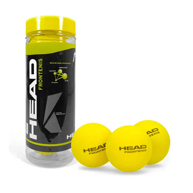 Set Tubo Penn X3 Pelotas P/ Frontón Y Paleta Colores El Rey