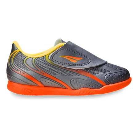 Tênis Casual Infantil Rocket Penalty Chumbo-laranja-amarelo Lisa 36 Br