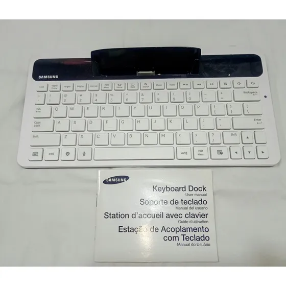 Teclado Samsung Galaxy Keybord  Blanco Usado