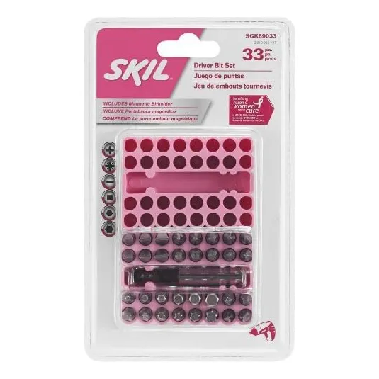 Sgk89033 33-piece Screwdriving Bit Set With Storage Cas...
