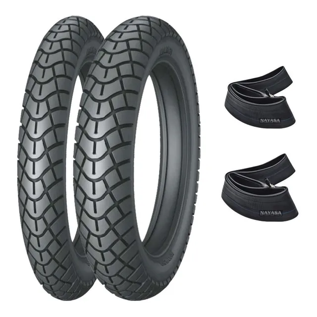Combo 250-17 Y 275-17 X2 C/cámara Nayasa Ey061