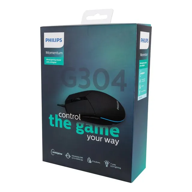 Spk9304 Mouse Gamer Alámbrico Philips 6 Botones