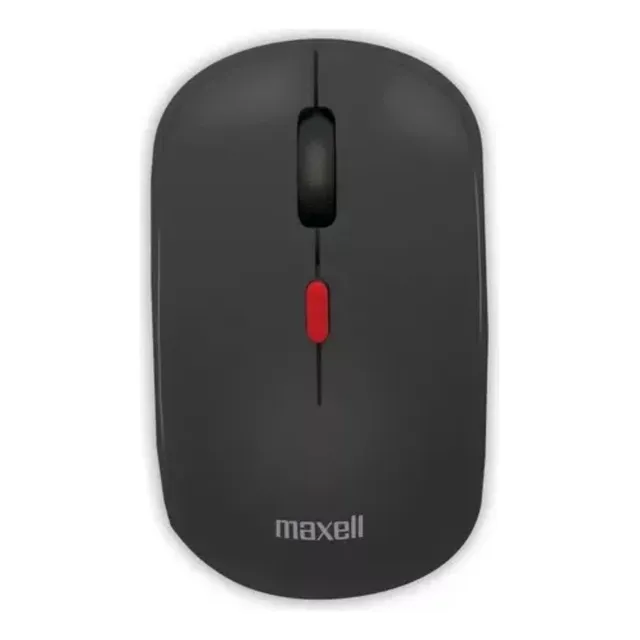 Mouse Inalámbrico Maxell 1600 DPI MOWL-100 Negro