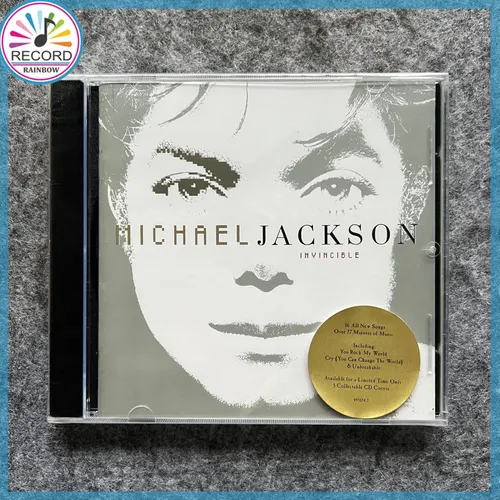 CD Michael Jackson Invincible – Edição Limitada em Acrílico