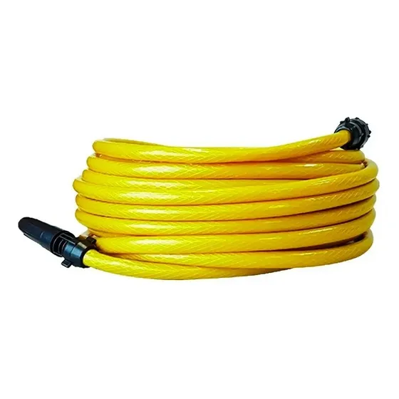 Mangueira De Jardim Trançada Amarela Plus 20 Metros Sunflex Cor Amarelo