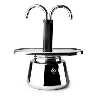 Cafetera Express Mini 2 Tazas Induccion Acero 18/10 De Ibili Cafetera Express Mini 2 Tazas Induccion Acero 18/10 De Ibili