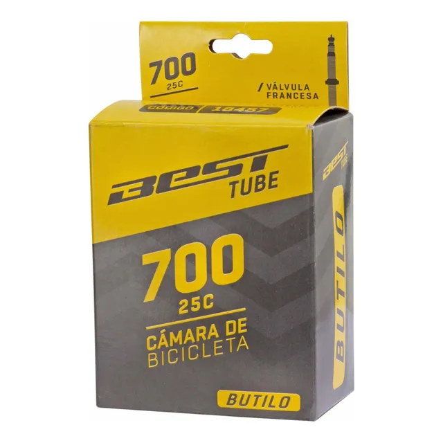 Cámara Bicicleta Best 700x23/28c Válvula Francesa 60mm
