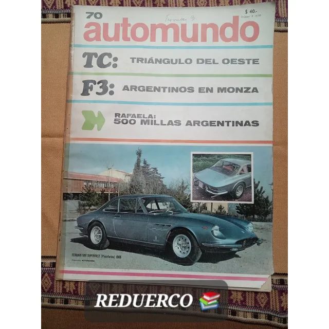Automundo 70 Rafaela Ferrari  Aristegui Chevrolet 7/9/1966