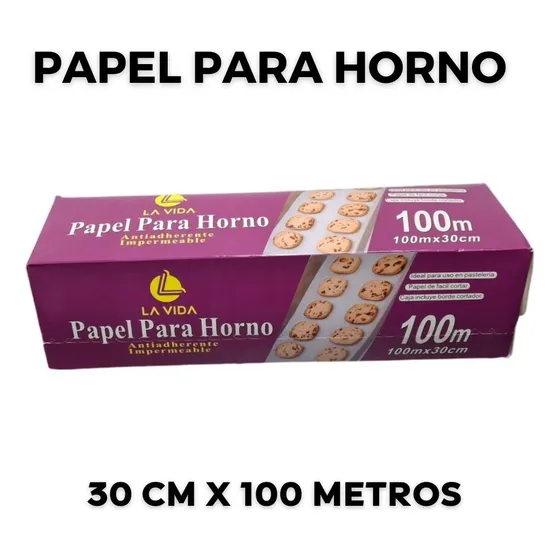 Papel De Horno 30 Cm X 100 Metros Envio Gratis