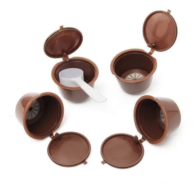 Kit 4 Cápsulas Reutilizável Dolce Gusto Recarregável