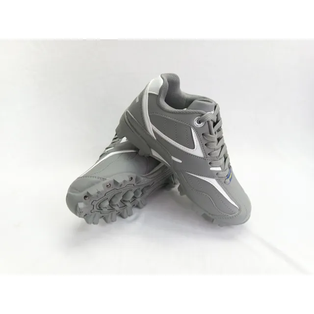 Tacos De Béisbol  Para Niño Talla 33-38 Tabbuche Gris