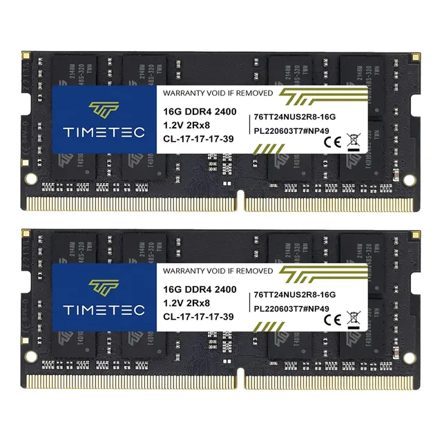 Memoria Ram Ddr4 32gb 2400mhz Portatil (2x16gb) Timetec