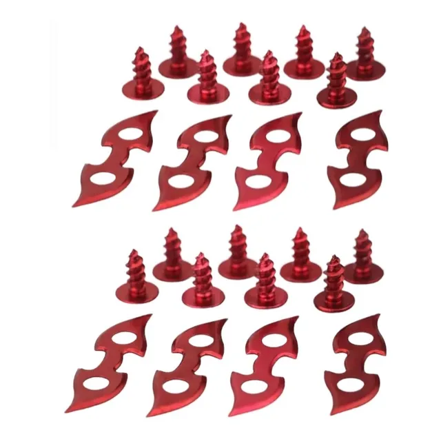 Kit Tornillos Tirafondos Decorativos De Moto 24 Piezas