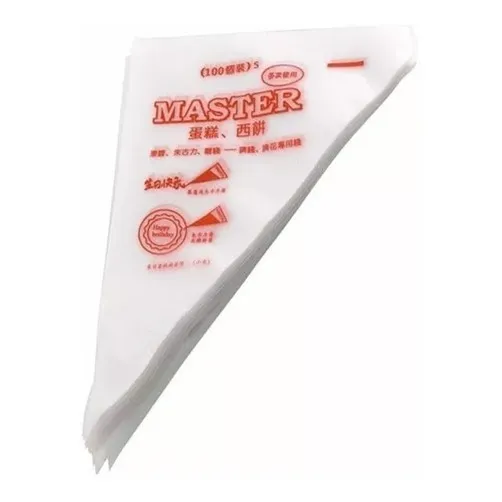 100 Mangas Desechables Para Repostería Pastelería Cocina L 35cm