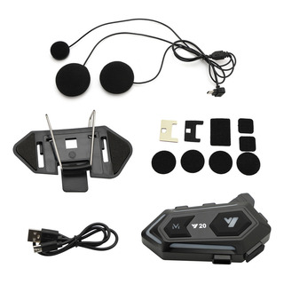 Mp1. Fones De Ouvido Bluetooth Universais Y20 Para Capacete Mp1. Fones De Ouvido Bluetooth Universais Y20 Para Capacete