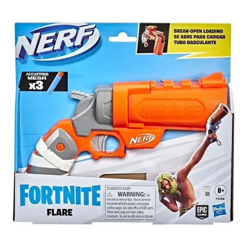 Lancador Nerf Fortinite Flare Accustrike Mega Hasbro F3368