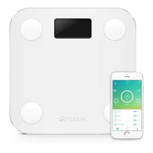 Yunmai Smart Scale, aplicación de báscula de grasa corporal, color blanco