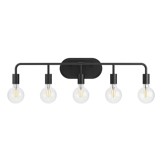 Aipsun Luz Tocador Casa Rural 5 Color Negro Para Baño