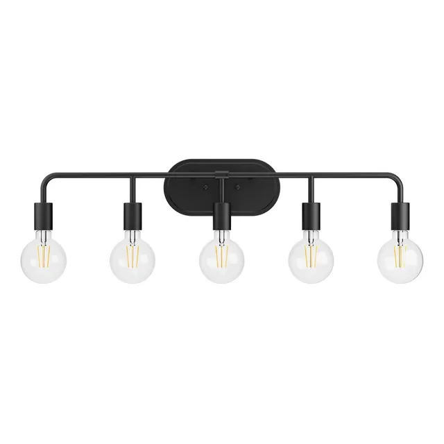 Aipsun Luz Tocador Casa Rural 5 Color Negro Para Baño