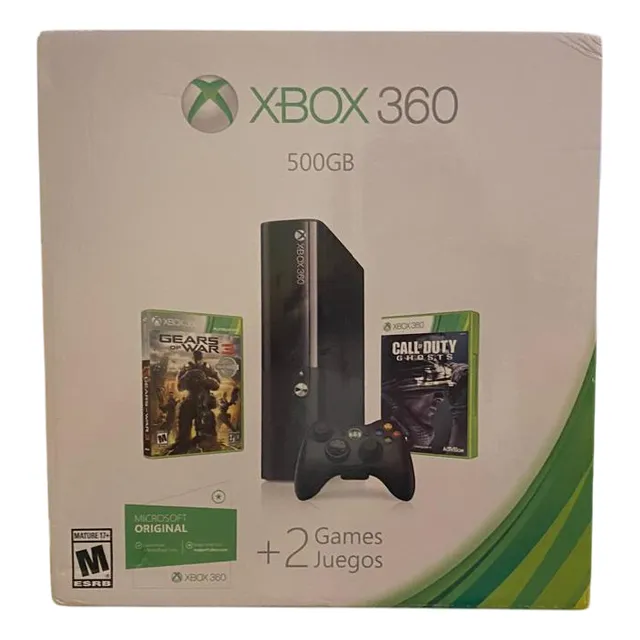 Xbox 360 Standard 500gb(nuevo Y Sellado) Incluye 2 Jgos