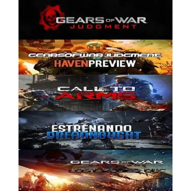 Gears Of War Judgment Dlc Xbox 360 Todos Los Mapas