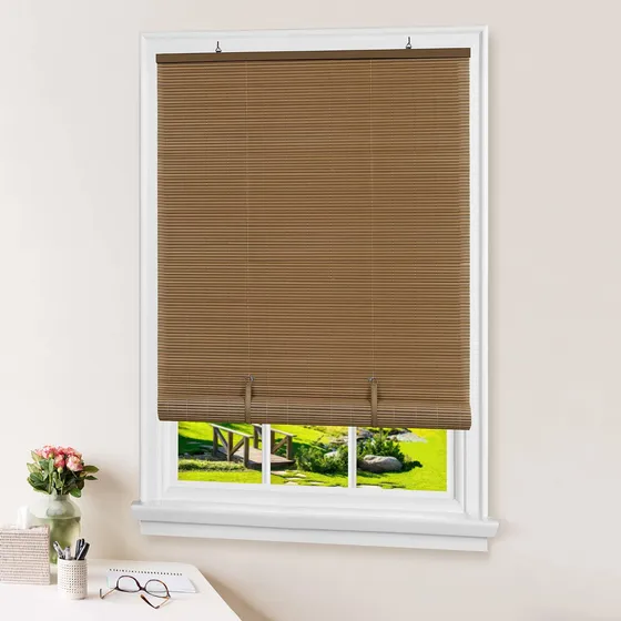 Estor Enrollable Vinilo 36.0 X 72.0 In Color Madera