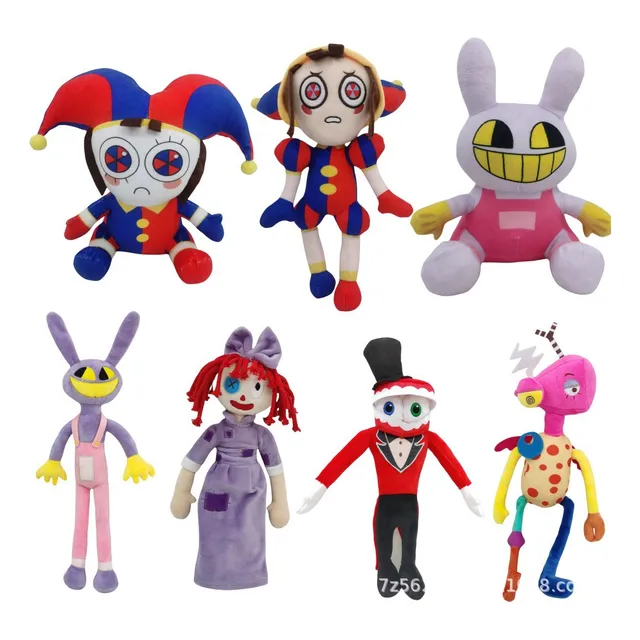 Increíble Muñeco De Payaso Cyber Bunny De Peluche Circus Jax
