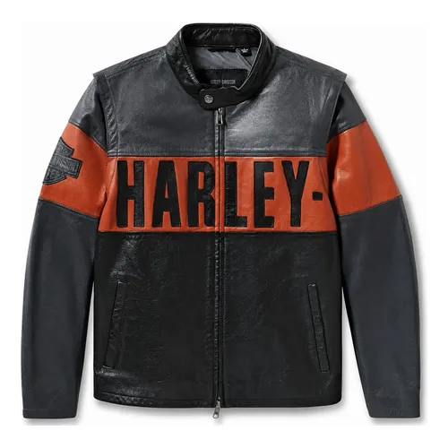 Jaqueta Harley Davidson Dauntless 2-in-1 Couro (vira Colete