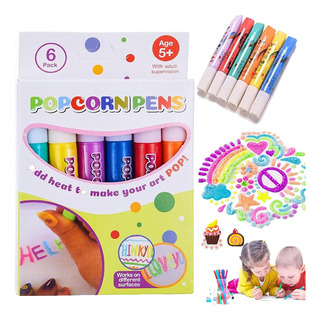 Bolígrafo Magic Popcorn Pens Puffy 3d Art Safe. Bolígrafo Magic Popcorn Pens Puffy 3d Art Safe.