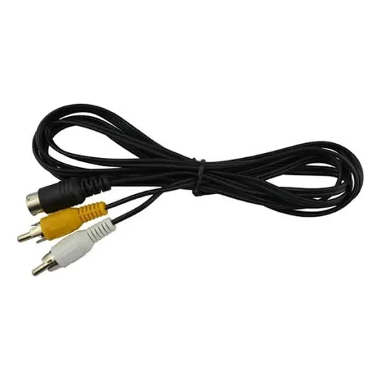 Cable Audio Y Vídeo Para Sega Génesis / Mega Drive