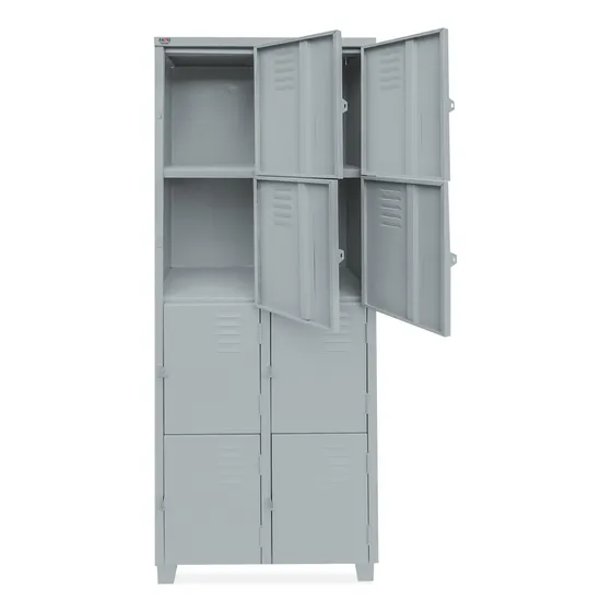 Roupeiro De Aço Para Academia Locker 8 Portas Pequenas