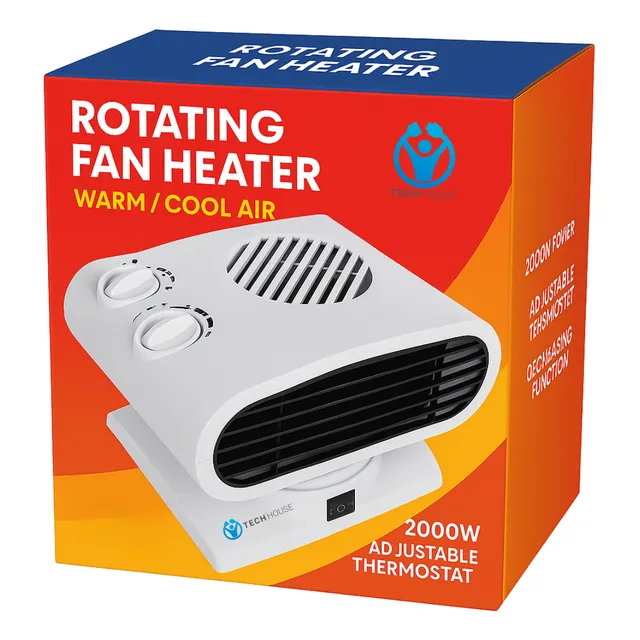 Calefactor Para Baño Convector Estufa Calienta En 2 Minutos Blancos