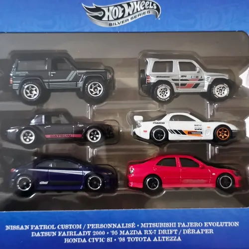 Pacote múltiplo Hot Wheels Japanese Car Culture (caixa danificada