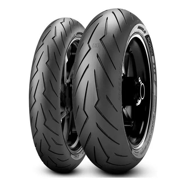Cubiertas Pirelli 110 70 17 + 150 60 17 Diablo Rosso 3 Fas