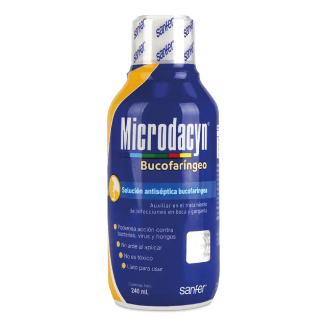 Microdacyn Bucofaríngeo Solución Antiséptica 240ml
