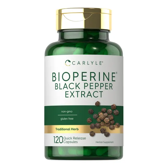 Suplemento Carlyle Bioperine 10 Mg 120 Cápsulas Sin Ogm