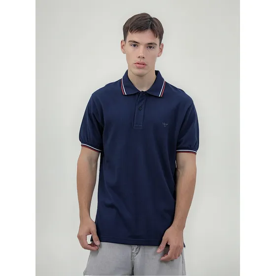 Chomba Howard Manga Corta Modelo 101 Algodón Celeste Hombre
