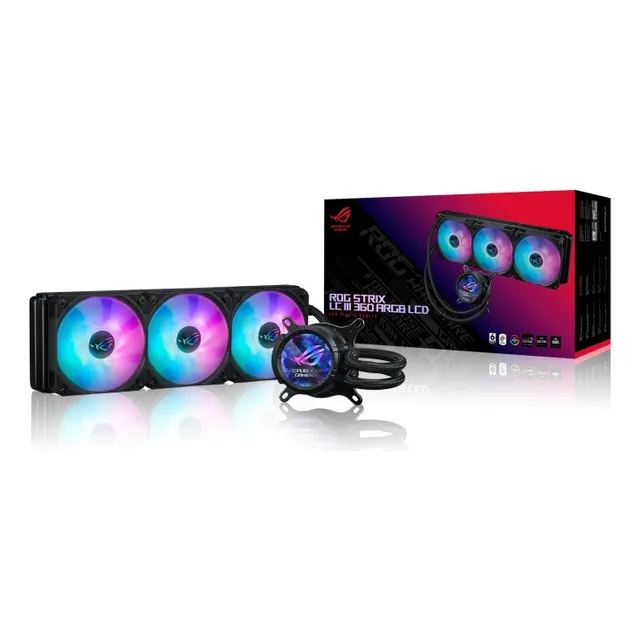 Enfriamiento Líquido Rog Strix Lc Iii 360 Argb Lcd - Negro