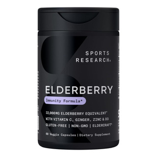 Sports Research Sabugueiro + Diu Com Zinco, Gengibre E Vitam Sports Research Sabugueiro + Diu Com Zinco, Gengibre E Vitam