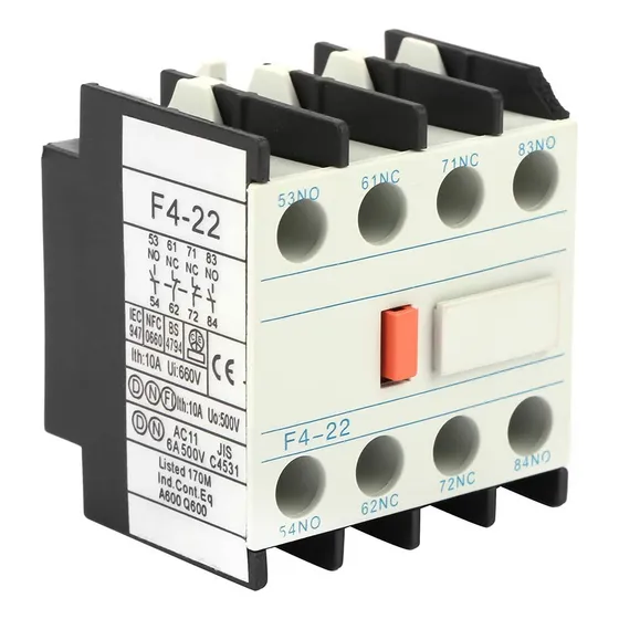 Bloque Contacto Auxiliar F4-22 2na + 2nc Para Contactor