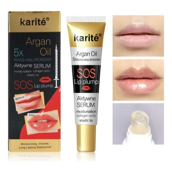 Lip Balm Colágeno Argán Voluminizador Engrozador Karite