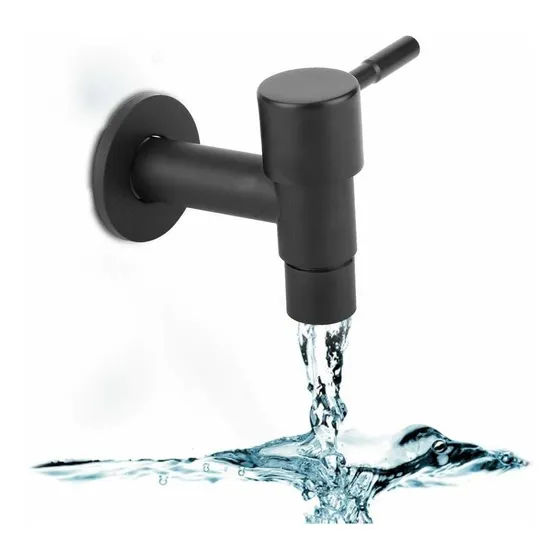Grifo Acero Inoxidable 2  Frio Individual Para Piscina Agua