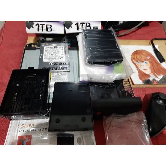 Disco Duro De 1 Tb Xbox 360 S Y E + 205 Games + Dlc + Aurora