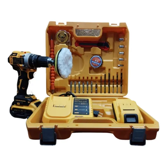 Kit Taladro Inalámbrico 24 Voltios Multifuncional, Brillador