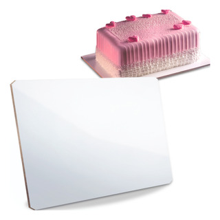 Cake Board Confeitaria Para Bolos Rentangular 25x35cm C/10 Cake Board Confeitaria Para Bolos Rentangular 25x35cm C/10