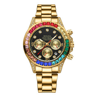 Reloj Hollow Para Hombre Con Hebilla De Mariposa Luminosa Y Reloj Hollow Para Hombre Con Hebilla De Mariposa Luminosa Y