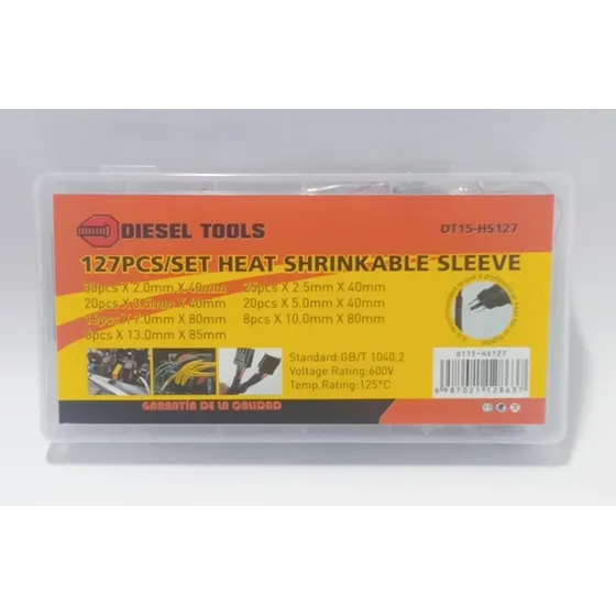 Pack Pro-shrink: Set Termoencogible 127 Piezas Para Profesio