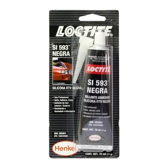Loctite Silicon Negro 593 Formador Juntas 70ml 2 Pzas